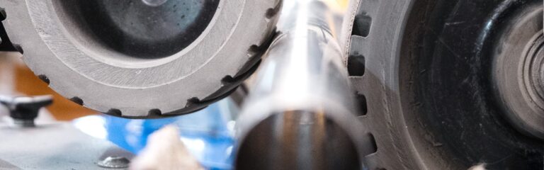 Rundrohr schleifen aus Edelstahl